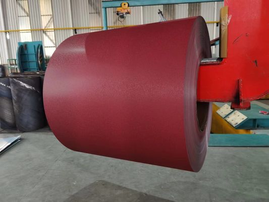 600-1250mm Renkli Kaplı Çelik Bobin İnşaat için Anti Solma