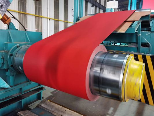 Çarpışmaya dayanıklı renkli kaplama bobini ID 508mm / 610mm ISO9001 Onaylanmış