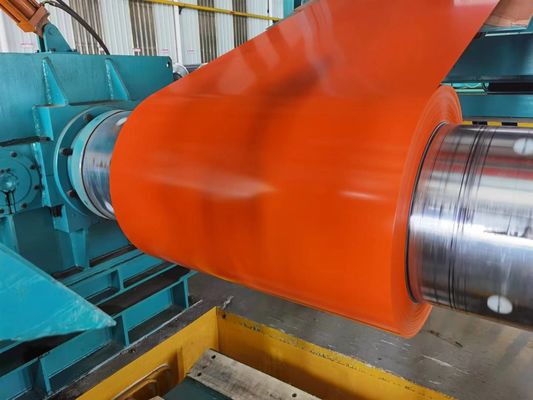 3-8MT Renkli Kaplı Çelik Bobin 600mm-1250mm Genişliği Endüstriyel için
