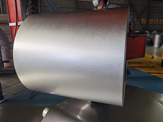 0.13-0.8mm Aluzink Çelik Rulo Düzenli Spangle Aluzink Kaplı Metal