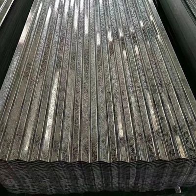 Mavi Metal Dalgalanmış Çatı Yaprakları 270MPa -500MPa Gi Renkli Kaplı Dalgalanmış Yaprak