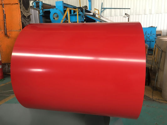 Çatı sistemi için 300-550MPa Renkli Kaplı Çelik Bobin 0.13mm-0.8mm
