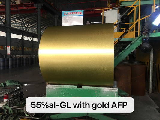 İnşaat Gl Çelik bobin kalınlığı 0.13-0.8mm Üstün performans ve dayanıklılık