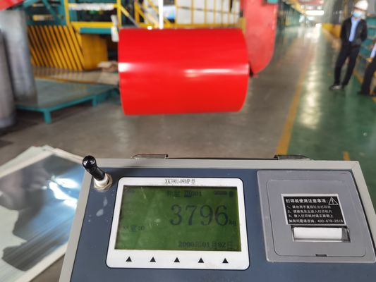 Genişliği 600-1250mm Koil Ppgl İnşaat için