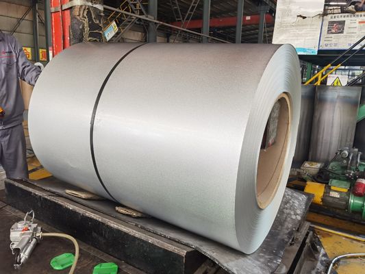Slit / Mill Edge Düzenli Spangle Galvanizli Çelik Bobin 1000-2000mm OD