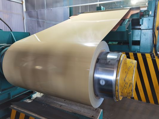 0.13-0.8mm PPGL Çelik Bobin Yapı İnşaatı için Aluzink Çelik Bobin Kaplı