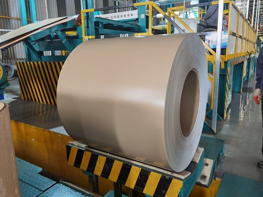 Özel PPGL Çelik Bobin 600mm-1250mm İnşaat malzemesi için