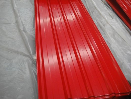 Galvanizli dalgalanmış çelik levha büyük spangle / normal spangle