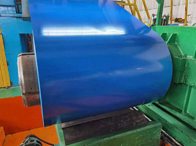 0.2-1.2mm Boyalı Metal Bobin 3-30mikron Soğutucu Depolama için Arka Taraf Boyası