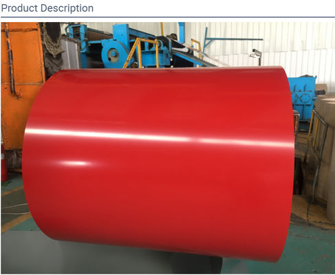 Özel önceden boyanmış çelik bobin 0.12mm-6.0mm önceden boyanmış galvanizli çelik levha