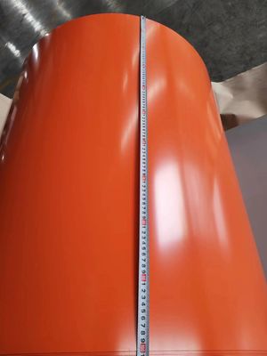 Kırmızı PPGL Çelik Bobin 0.13mm-0.8mm Kaplı Galvanize Bobin Korozyona dayanıklı