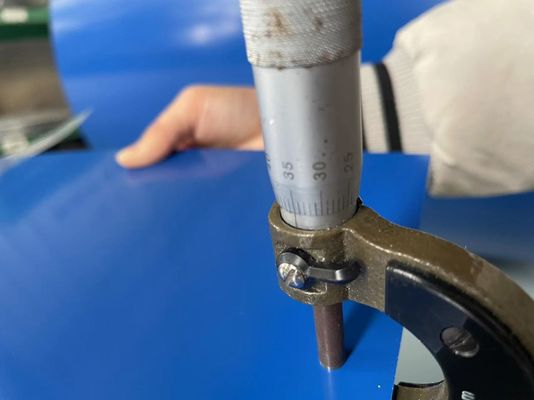 Mavi Dekorasyon Ppgl Çelik Bobin 0.13-0.8mm Kalınlığı