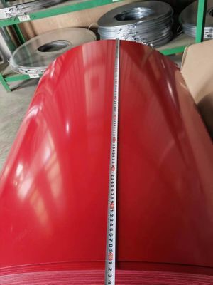 Genişliği 600-1250mm PPGI Çelik Bobin Üreticileri RAL İnşaat için Renk