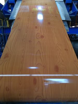 Kaplı basılı çelik levha bobini 600mm-1250mm Genişliği korozyona dayanıklı
