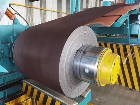 Elektrikli Ön Boyalı Çelik Bobin Rulo Fabrikası 600-1250mm Genişliği SGS Sertifikalı