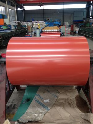 508mm / 610mm PPGI Çelik Bobin İnşaat Malzemesi İnşaatı için Galvanize