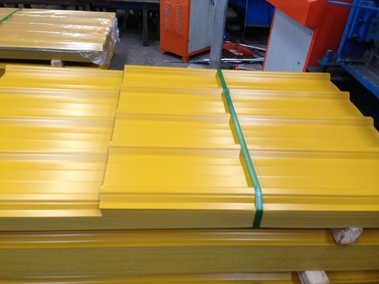 PPGI Çatı Yaprakları Normal Spangle Gürültülü Çelik Paneller 1000mm-6000mm