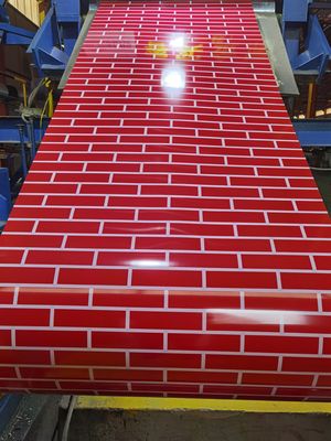 PPGI kaplı bobin, önceden boyanmış çelik bobin 600mm-1250mm Genişliği