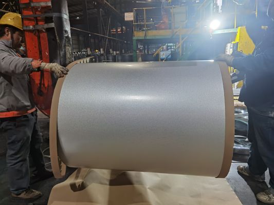 0.13-0.8mm Kalınlığı Sürdürülebilir İnşaat için Aluzink Metal Yaprak